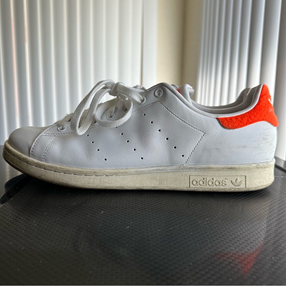 Adidas Stan Smith Orange tennis ball edition sz 12